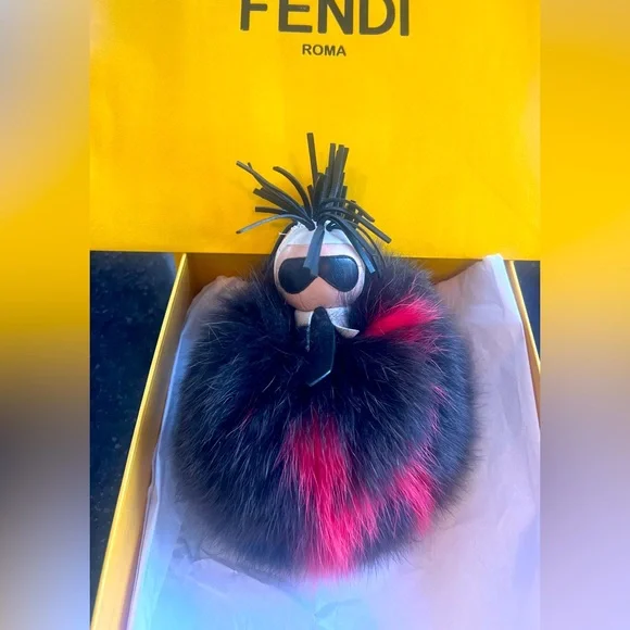 Karl Lagerfeld Fendi Fur Bag Charm Fendi Accessories Fendi Karl